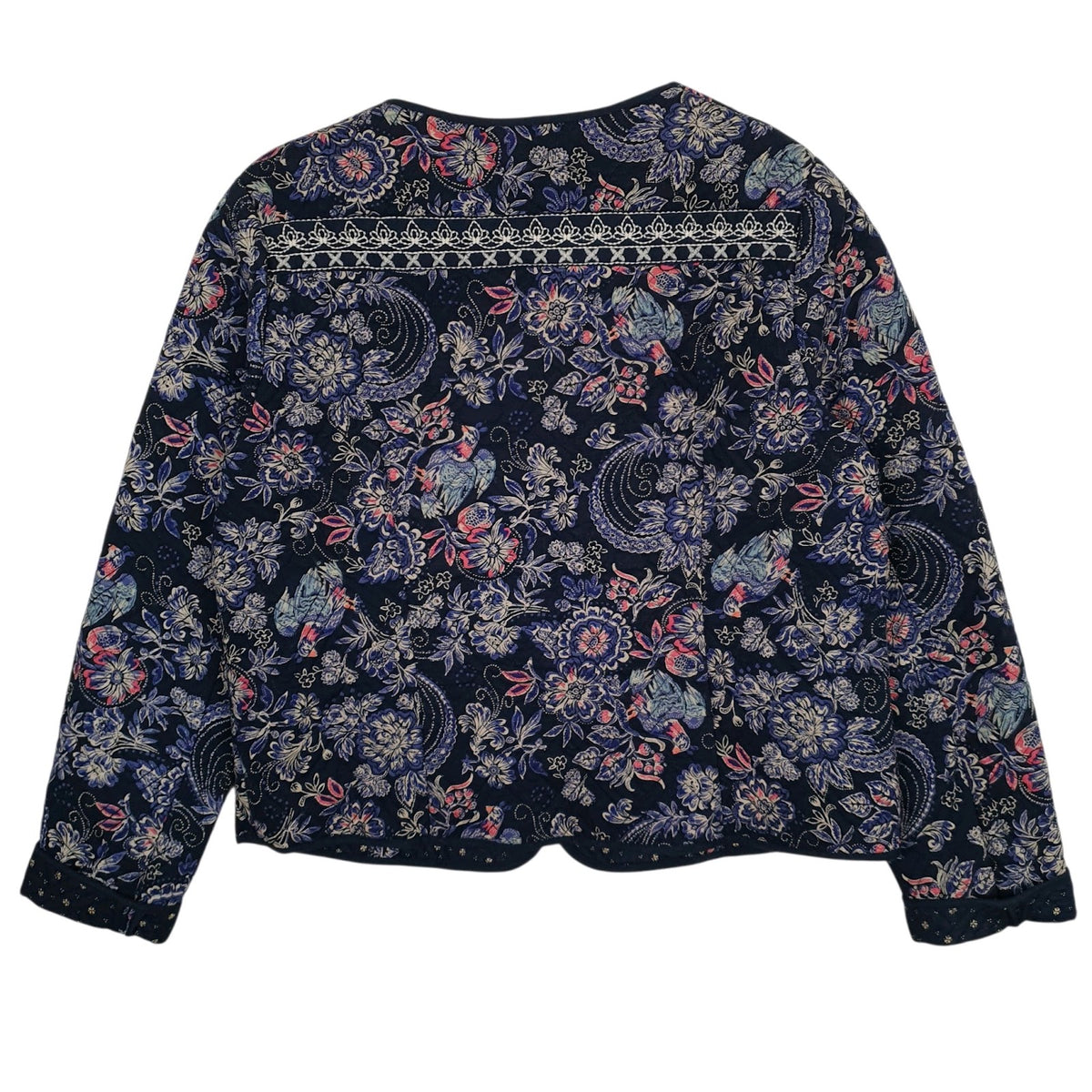 Womens Navy Monsoon Windbreaker Blazer  Coat