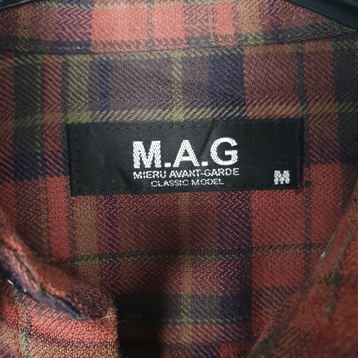 Mens Red M.A.G Vintage  Shirt