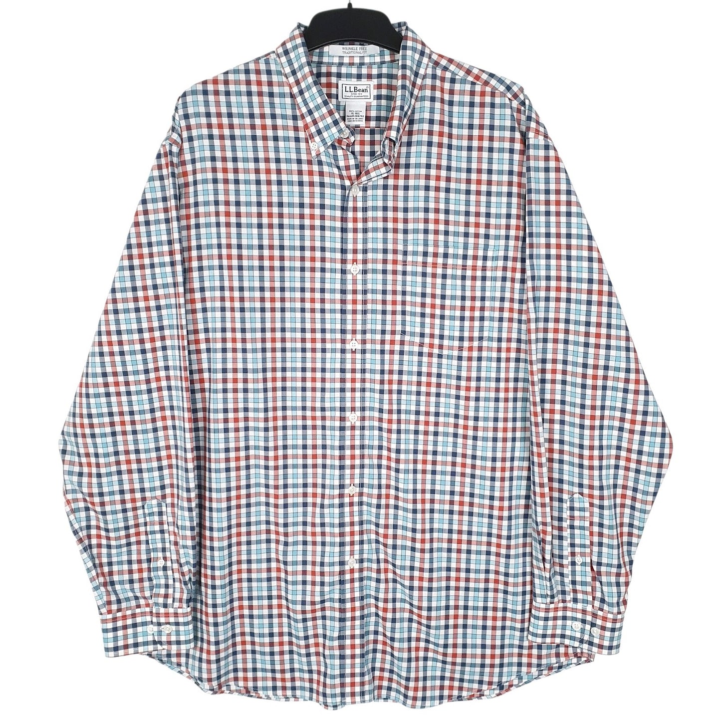 Mens Blue L.L.Bean  Long Sleeve Shirt