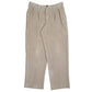 Mens Brown L.L.Bean Pleated Corduroy Trousers
