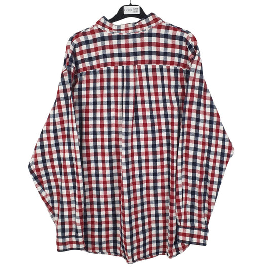Mens Red L.L.Bean Flannel  Shirt