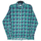 Mens Green C&A Vintage Flannels Long Sleeve Shirt