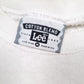Womens White Lee Vintage 90s Made In USA Crewneck Jumper