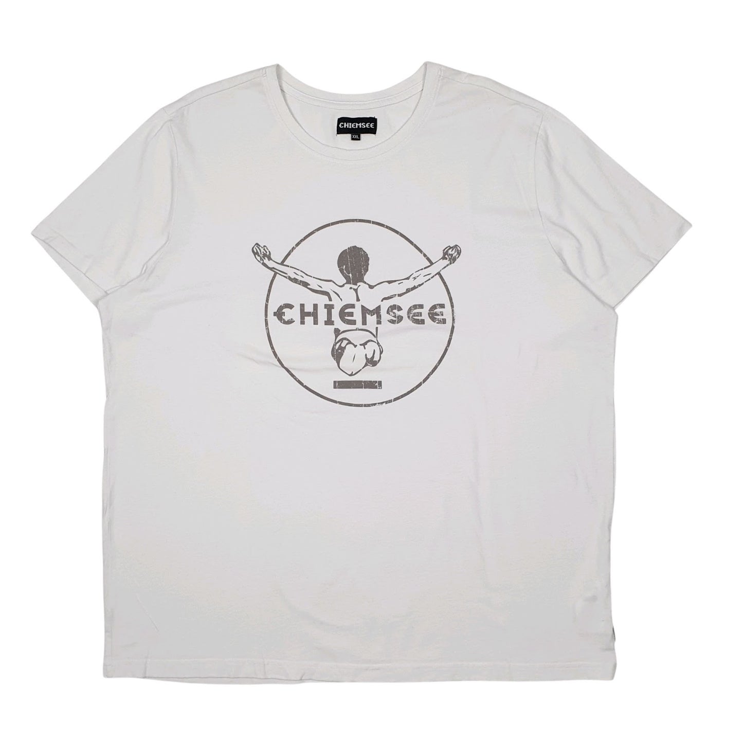 Mens White Chiemsee  Short Sleeve T Shirt