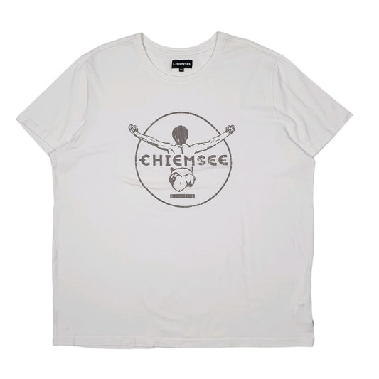 Mens White Chiemsee  Short Sleeve T Shirt