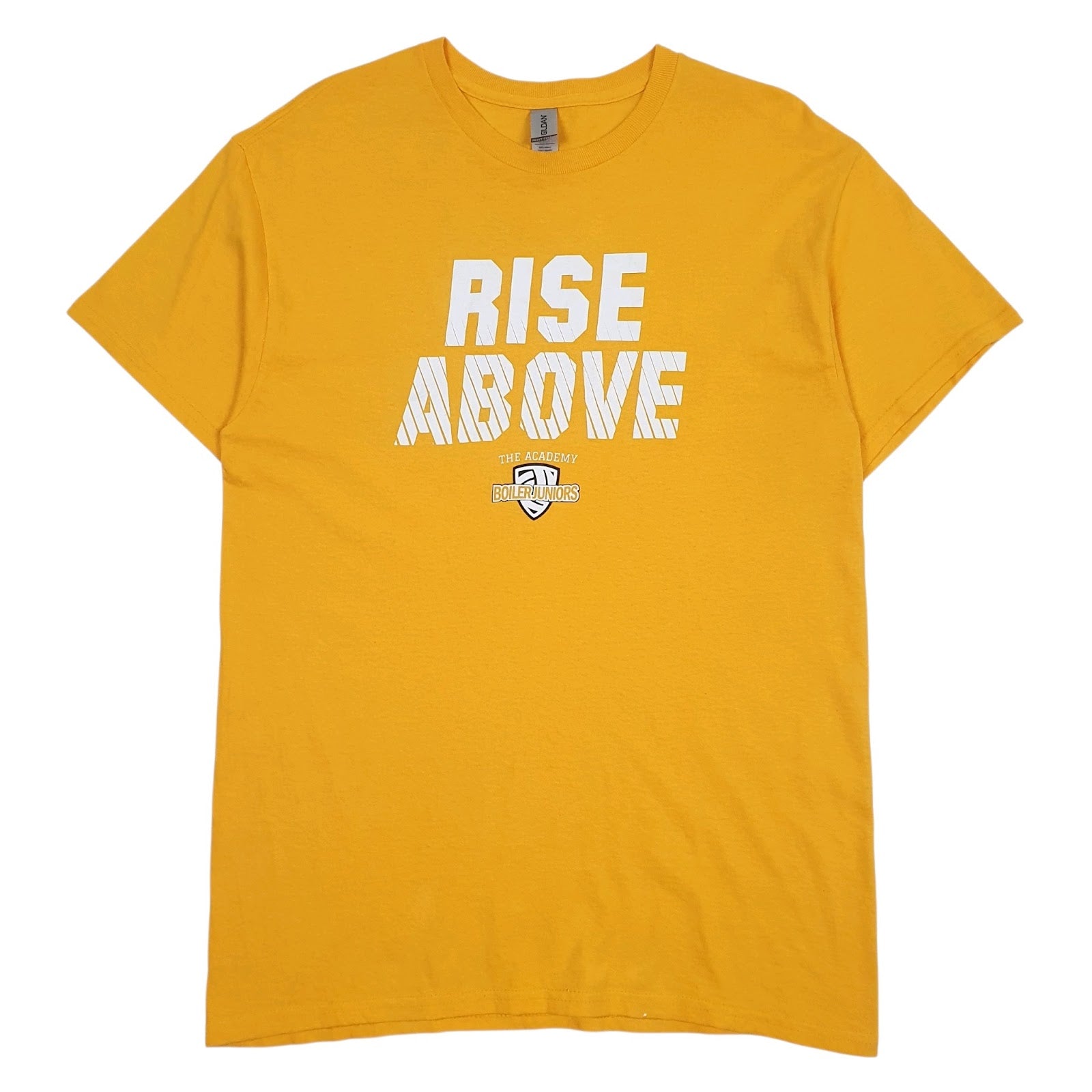 Mens Yellow Gildan  Short Sleeve T Shirt