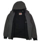 Mens Grey Levis Sherpa Lined Softshell Hoodie  Coat