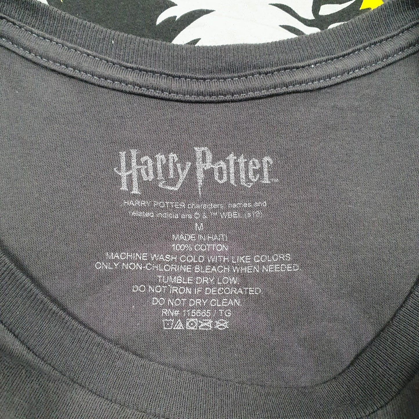 Mens Grey Harry Potter Hufflepuff  T Shirt