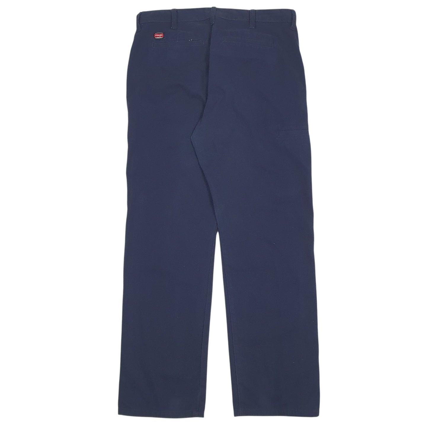 Mens Navy Wrangler Workwear  Trousers
