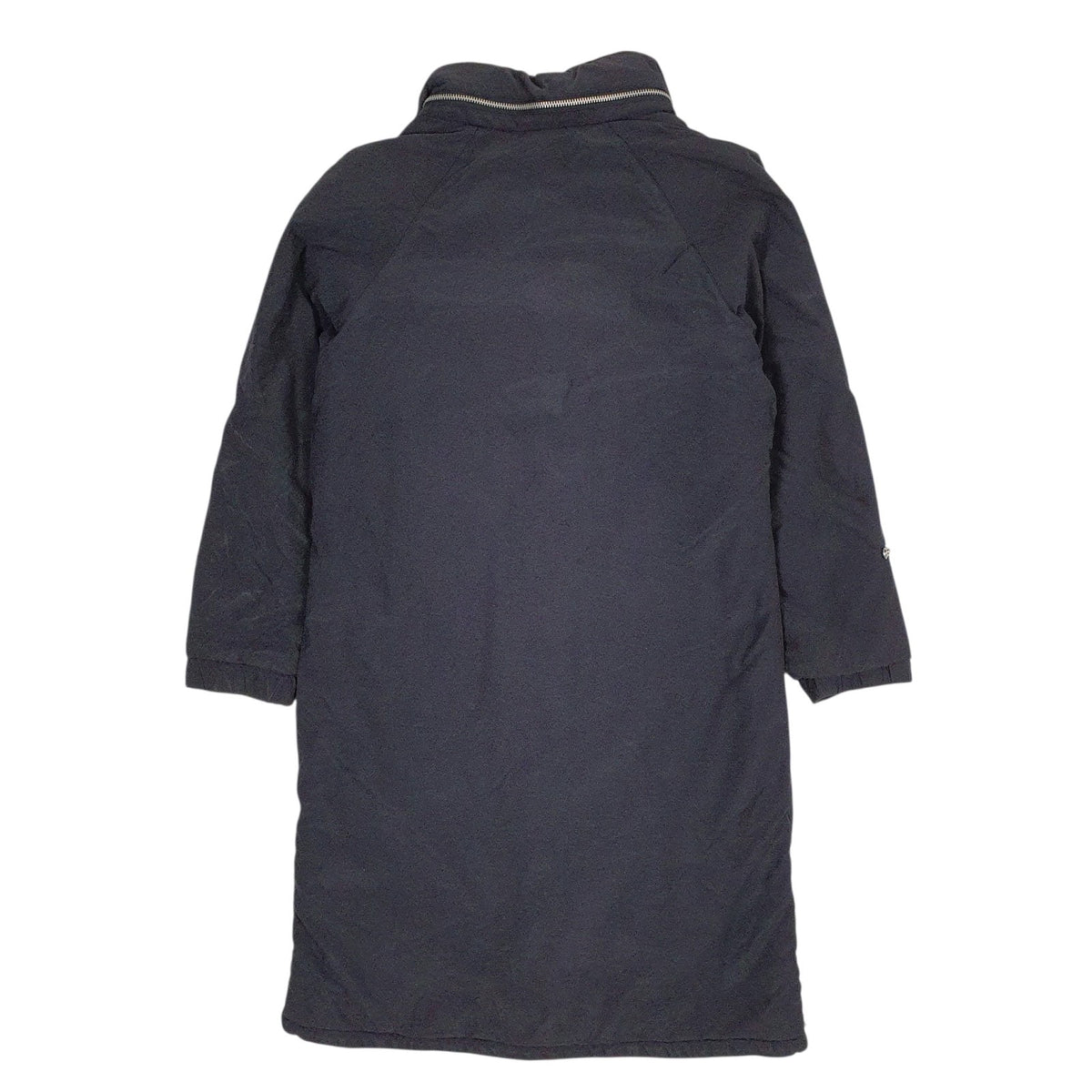Womens Navy Armani Jeans Trench Longline  Coat