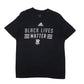 Mens Black Adidas Black Lives Matter Short Sleeve T Shirt