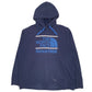 Mens Navy The North Face Spellout Hoodie Jumper