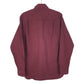 Mens Burgundy L.L.Bean Chamois  Shirt