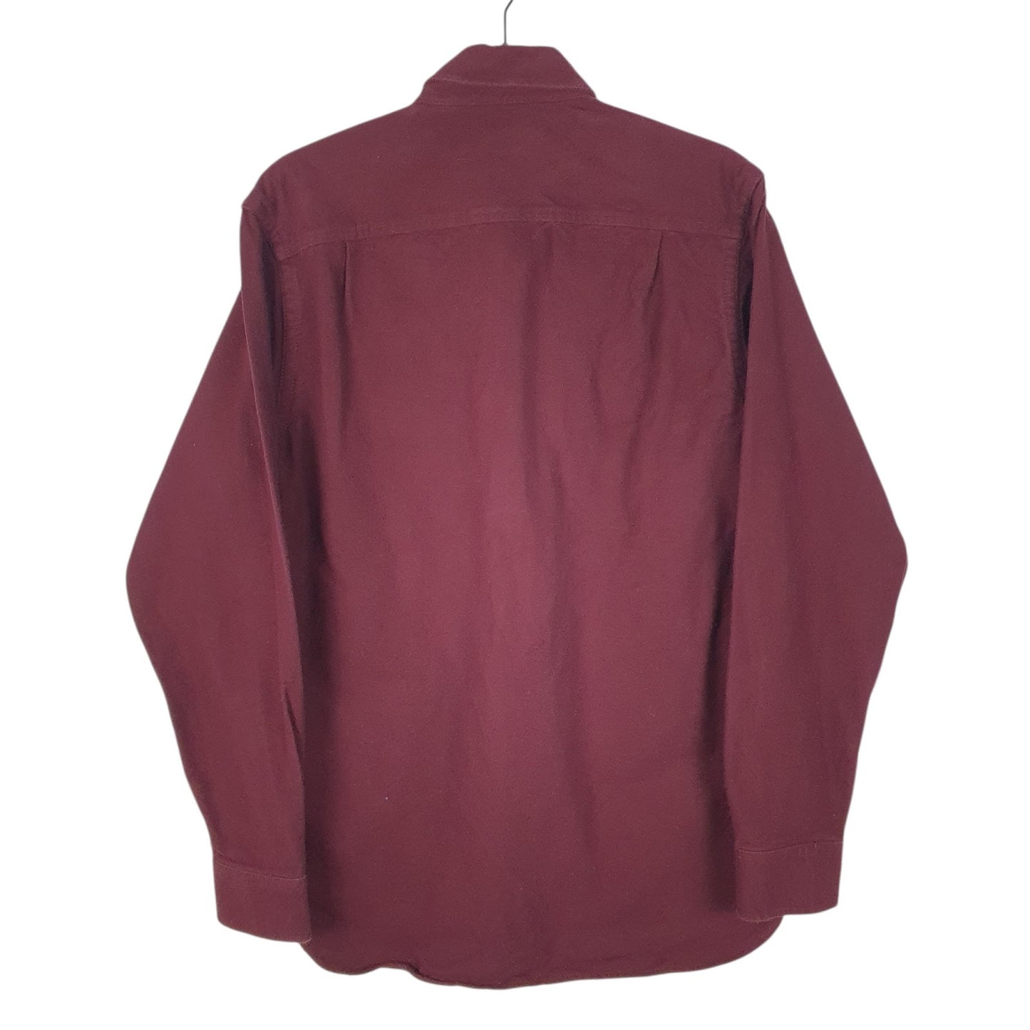 Mens Burgundy L.L.Bean Chamois  Shirt