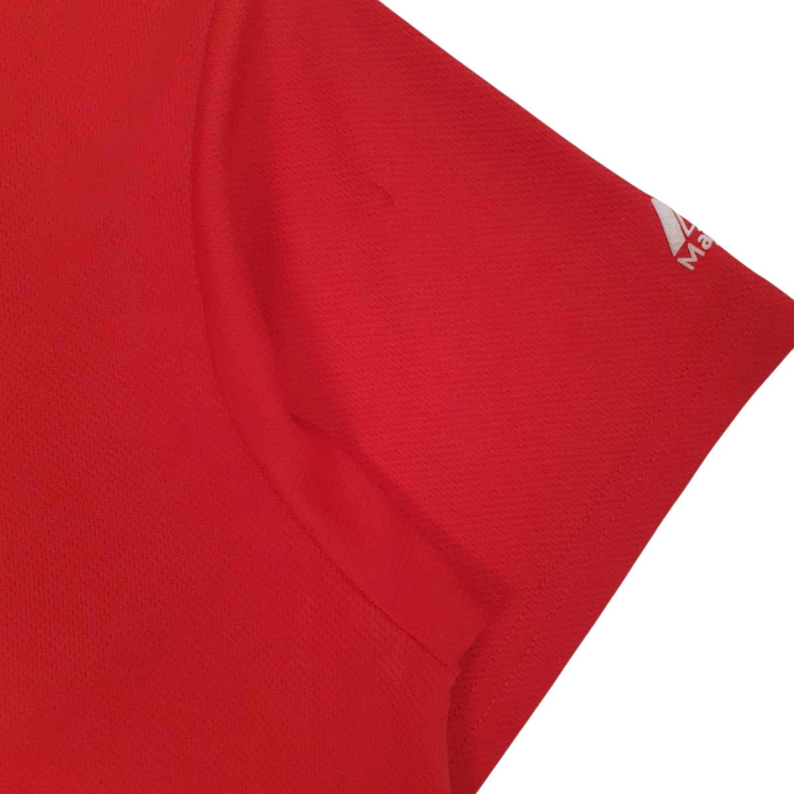 Mens Red Majestic Jersey Cool Base  T Shirt