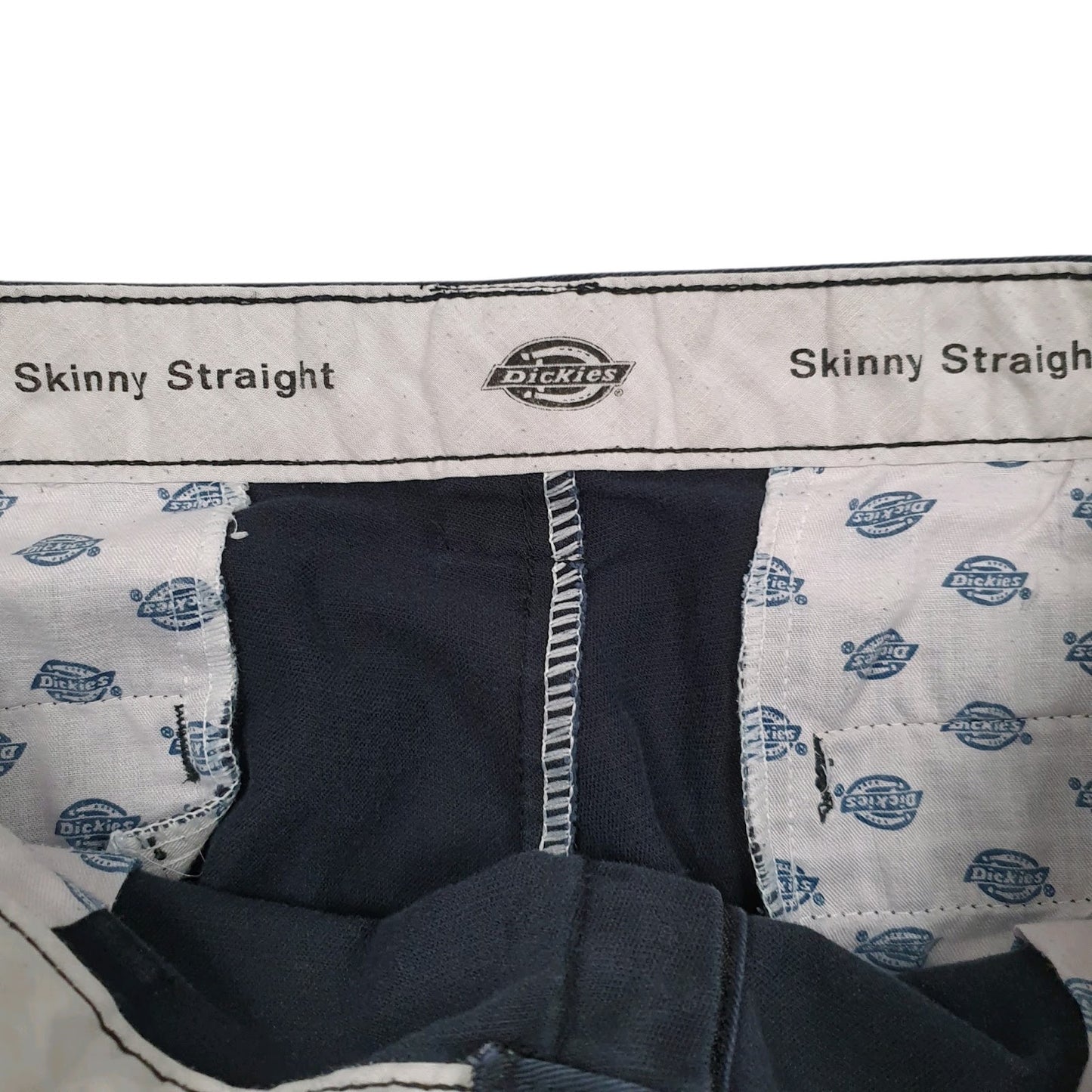 Mens Black Dickies   Trousers