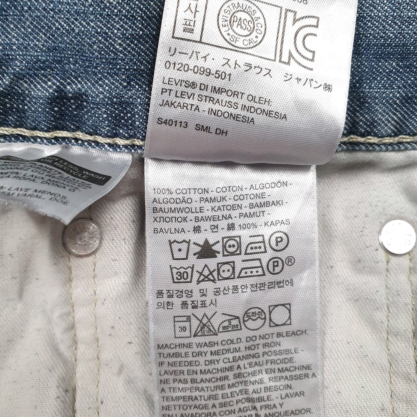 Mens Blue Levis   Jeans