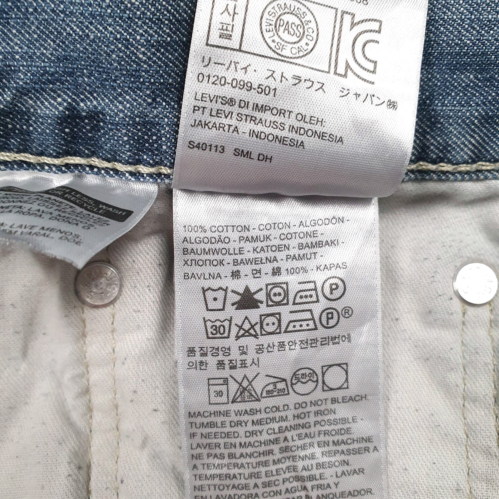 Mens Blue Levis   Jeans