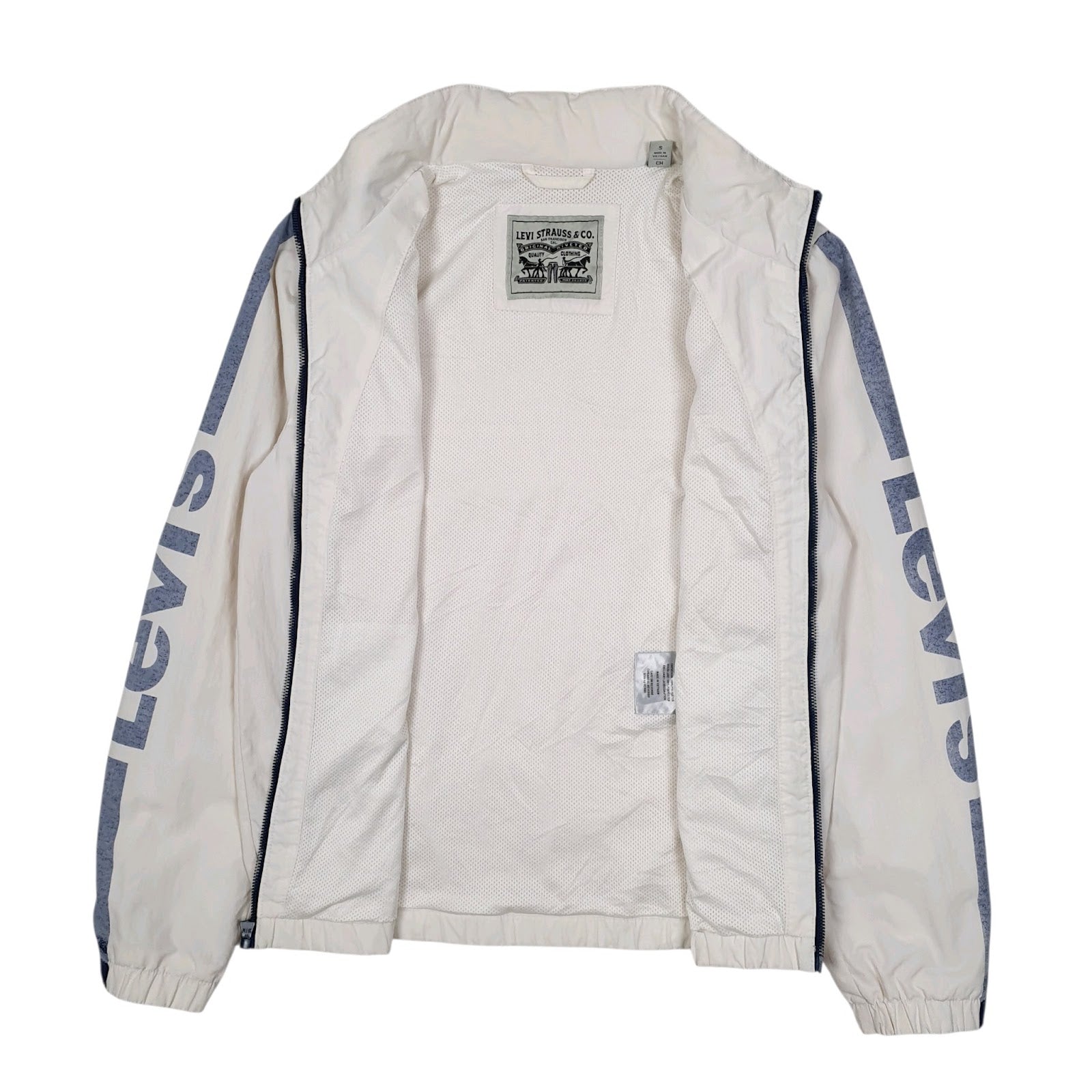 Mens White Levis   Coat