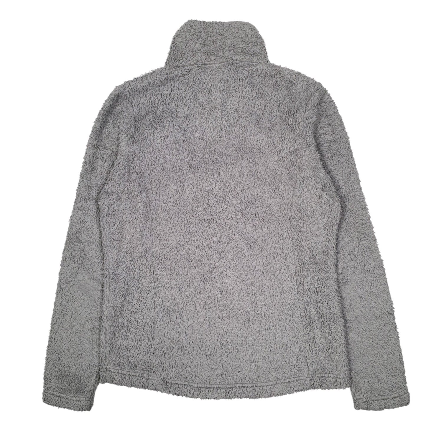 Womens Grey Patagonia Los Gatos Fluffy Quarter Zip Jumper