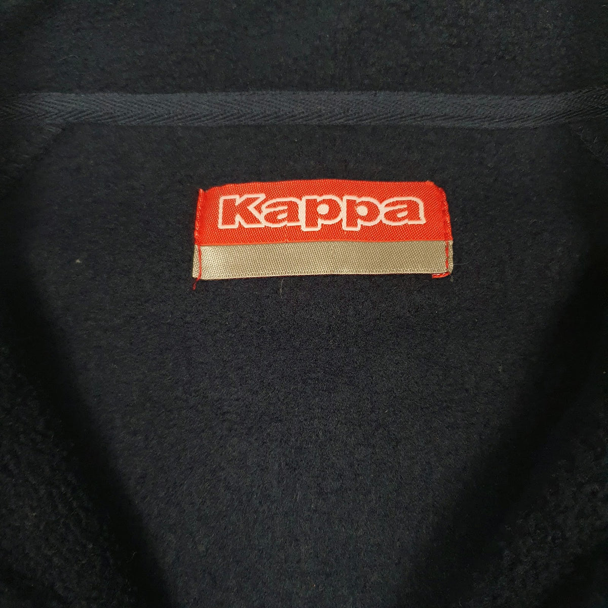 Mens Navy Kappa  Quarter Zip Jumper