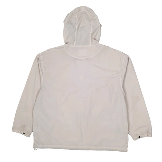 Mens Cream Nautica Pullover Smock Full Zip Coat