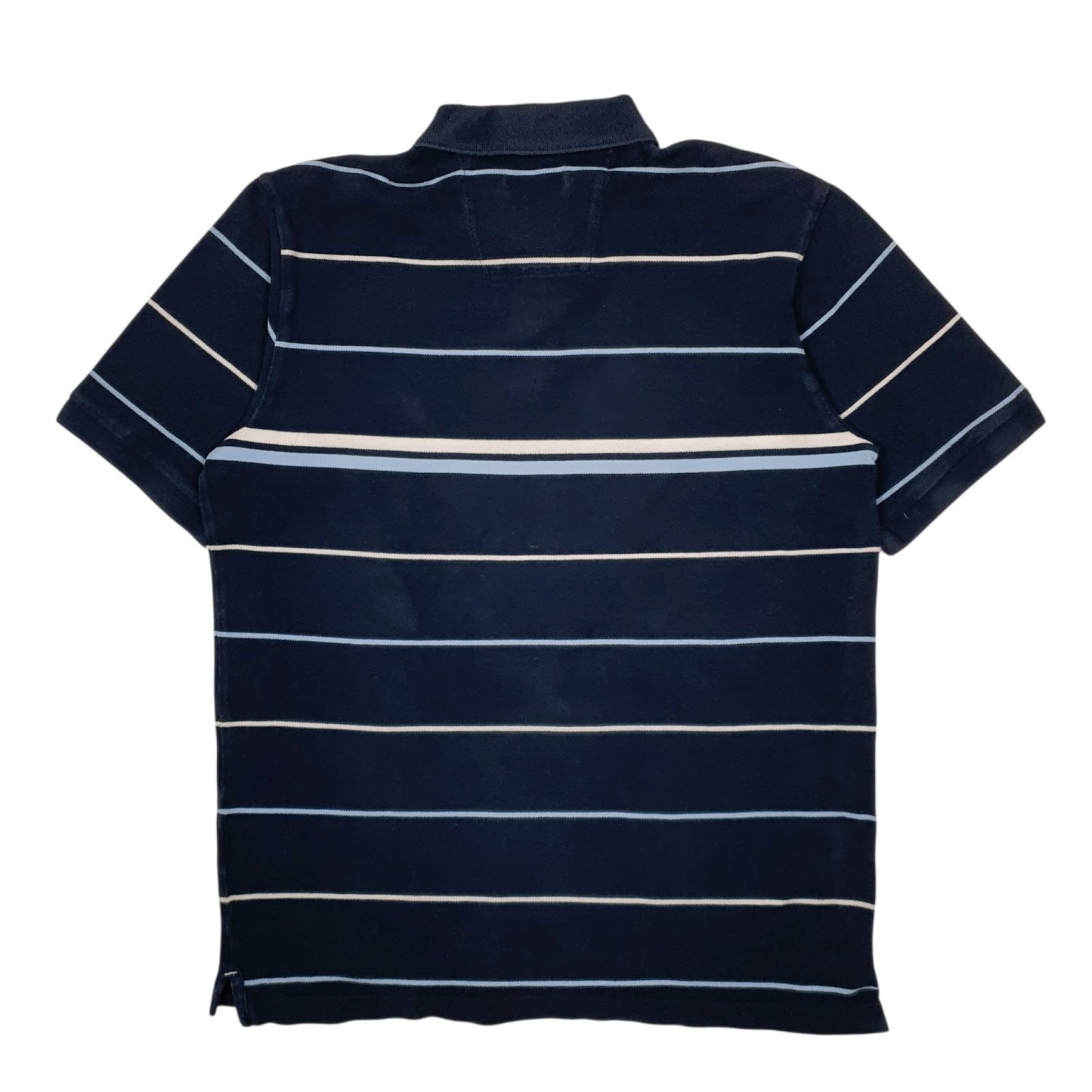 Mens Navy Nautica  Quarter Zip Polo Shirt