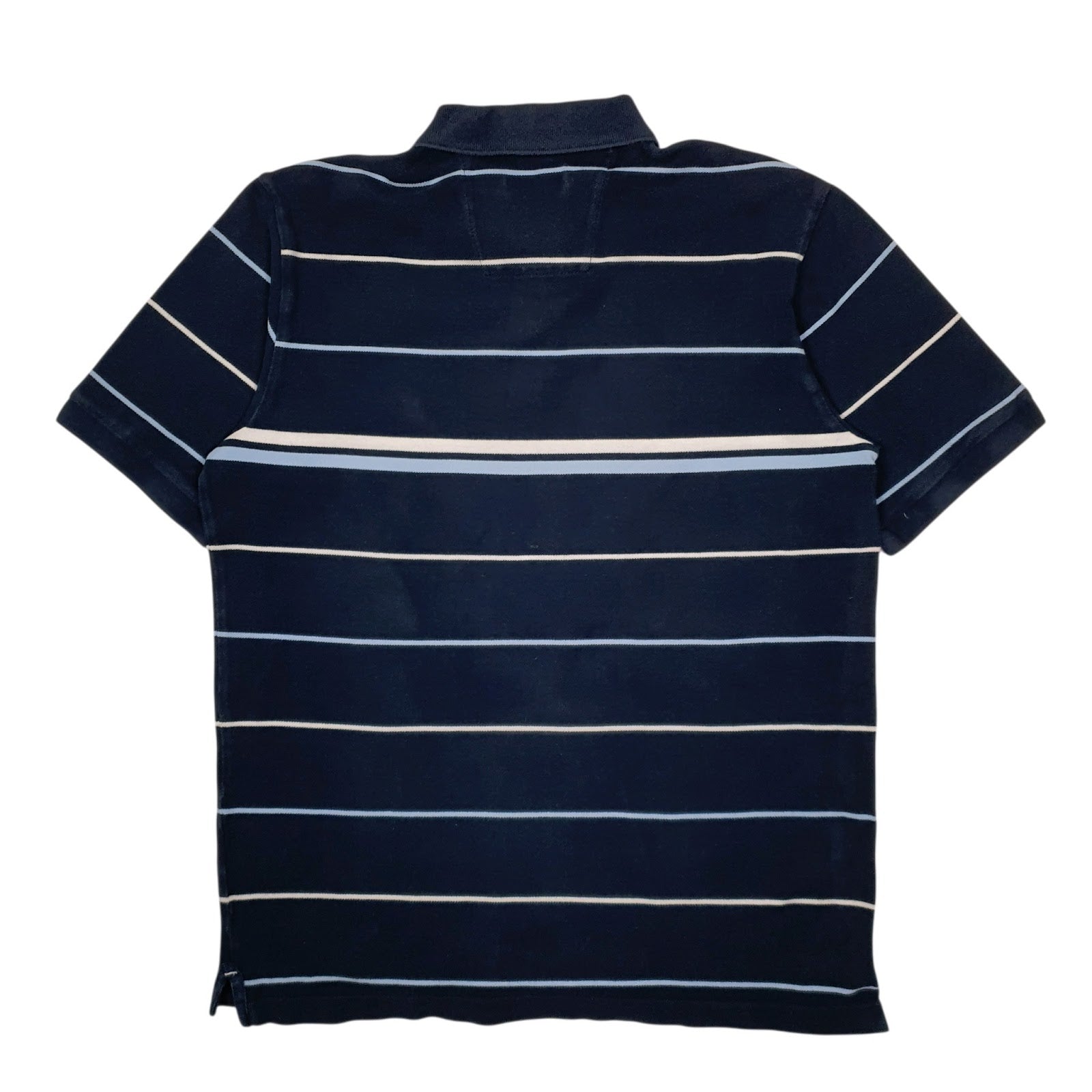 Mens Navy Nautica  Quarter Zip Polo Shirt