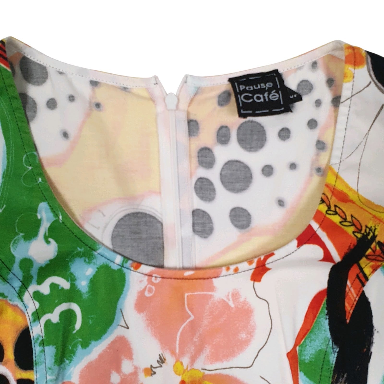 Womens Yellow Pause Cafe   Dress