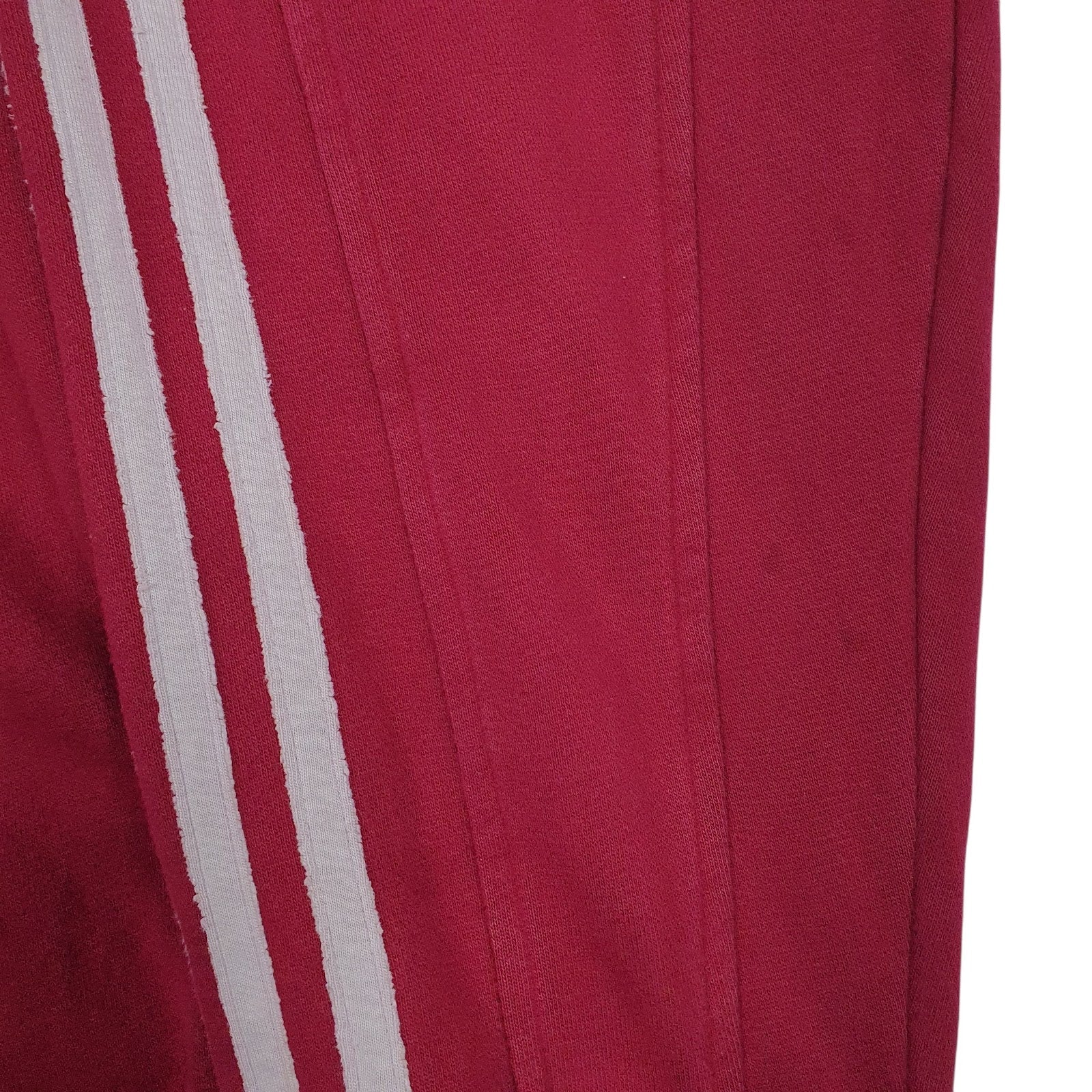 Mens Red Adidas Spellout Hoodie Jumper