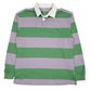 Mens Green Original Use Rugby Long Sleeve Polo Shirt