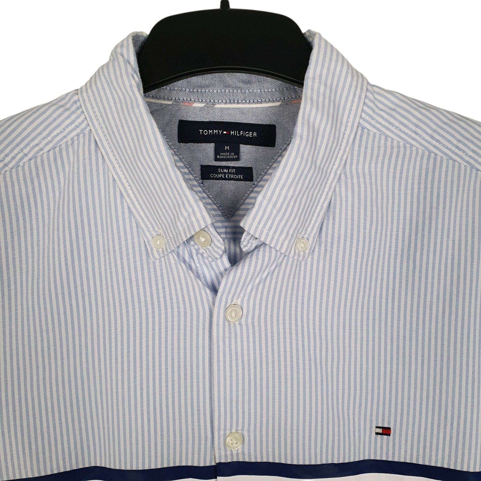 Mens Blue Tommy Hilfiger   Shirt