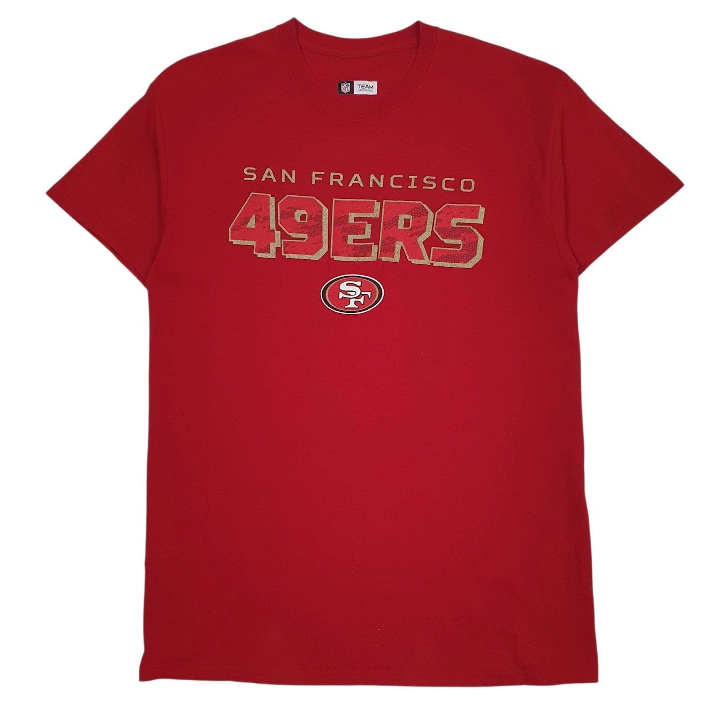 Mens Red NFL San Francisco 49ers Short Sleeve T Shirt