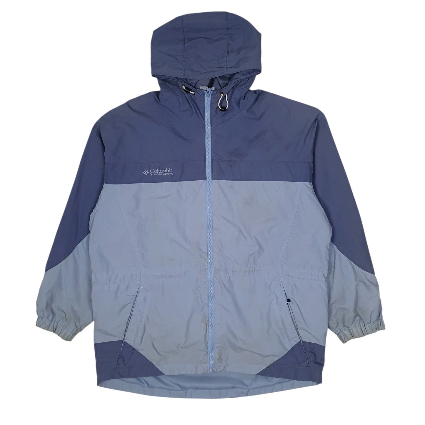 Womens Blue Columbia Sportswear Company  Full Zip Coat