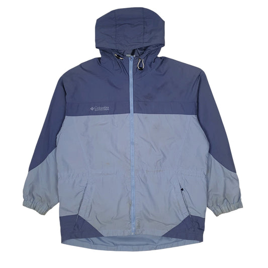 Womens Blue Columbia Sportswear Company  Full Zip Coat