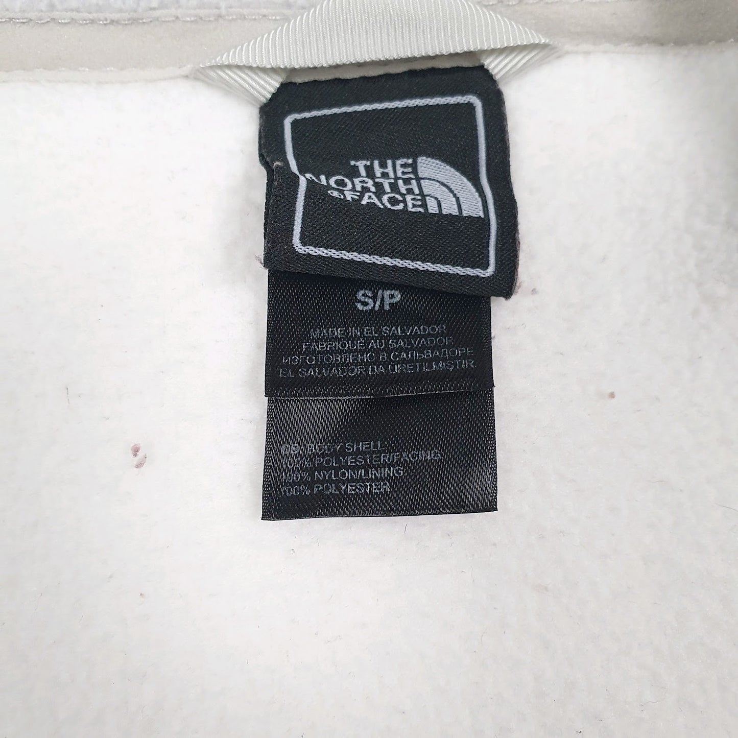Womens White The North Face  Full Zip Jumper