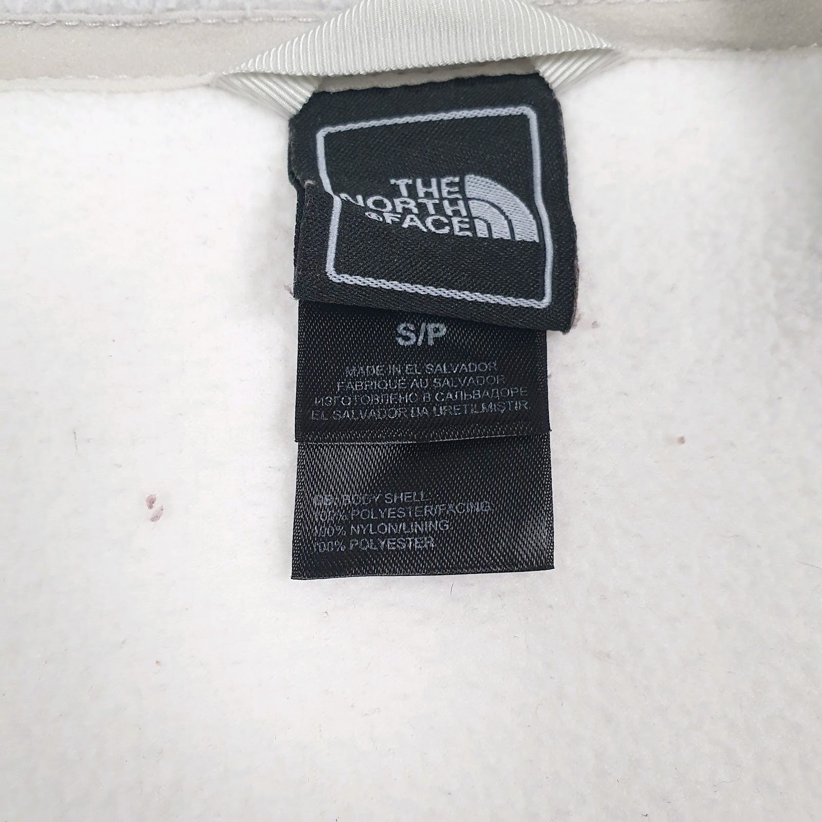Womens White The North Face  Full Zip Jumper