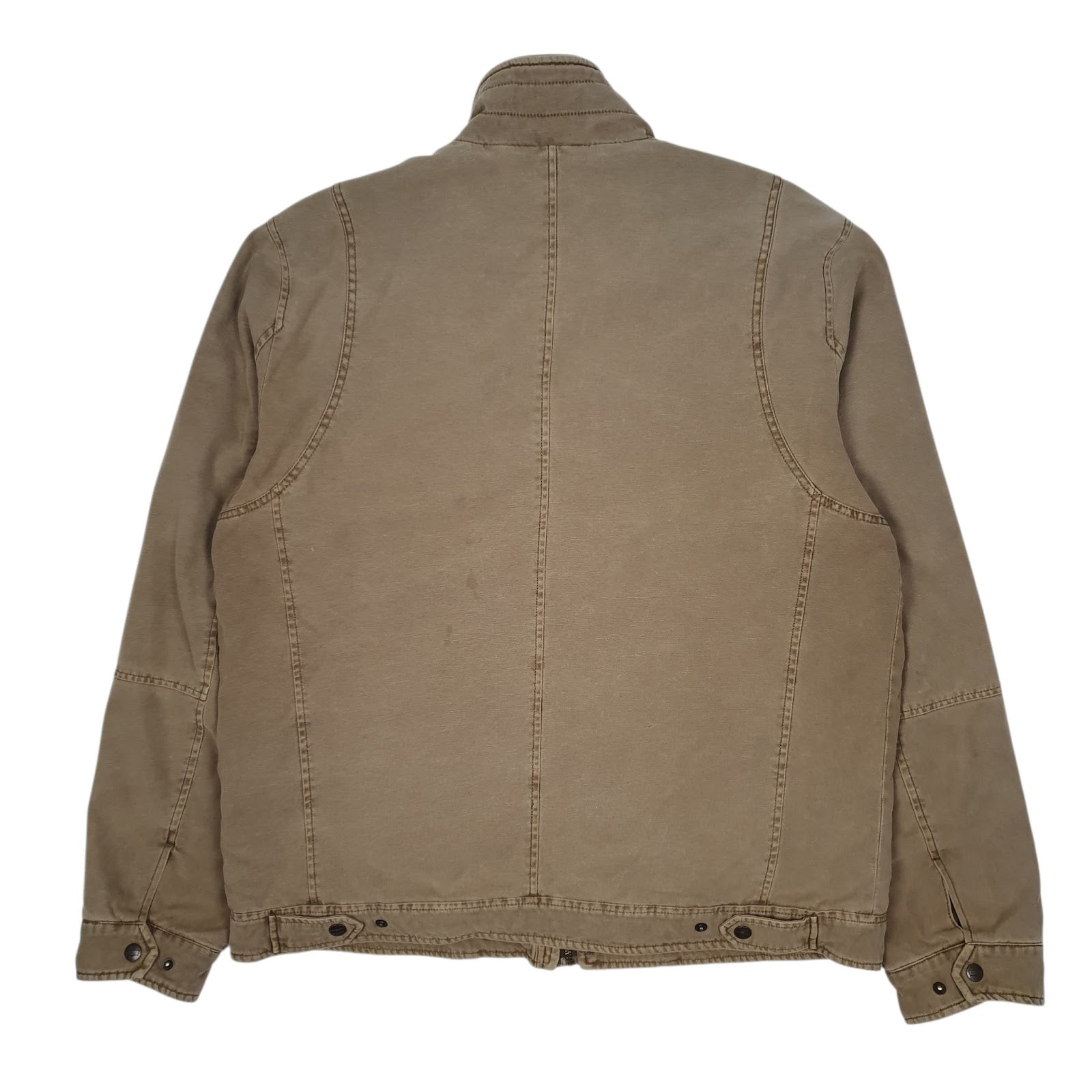 Mens Beige Levis Military Bomber  Coat