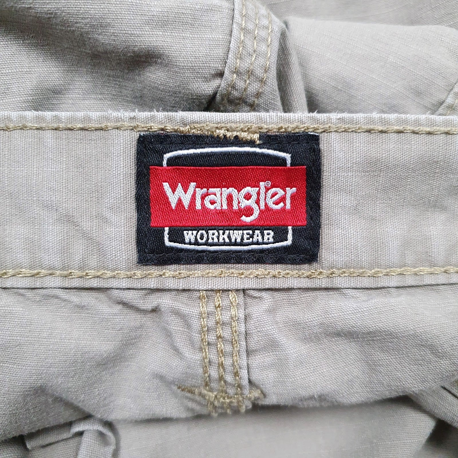 Mens Brown Wrangler Workwear  Trousers