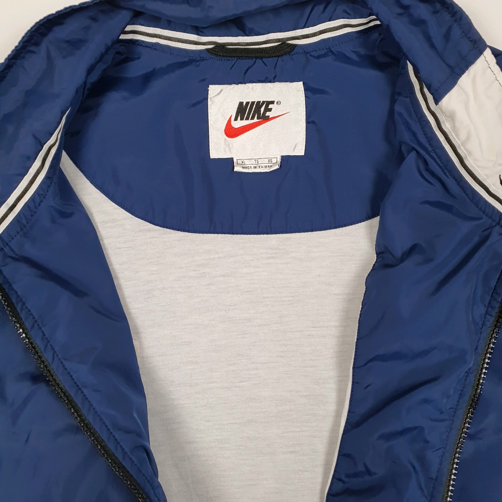 Mens Navy Nike Vintage 90s Chargers  Coat