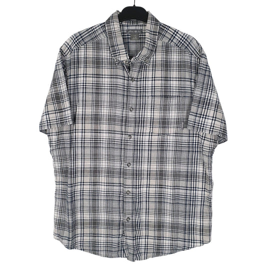 Mens Grey Eddie Bauer  Short Sleeve Shirt