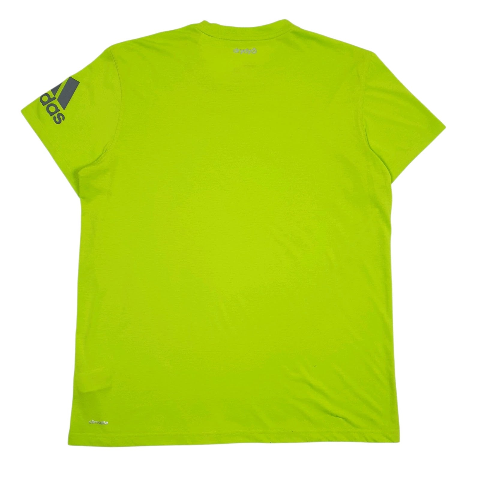Mens Green Adidas Climalite  T Shirt