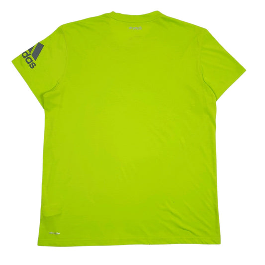 Mens Green Adidas Climalite  T Shirt