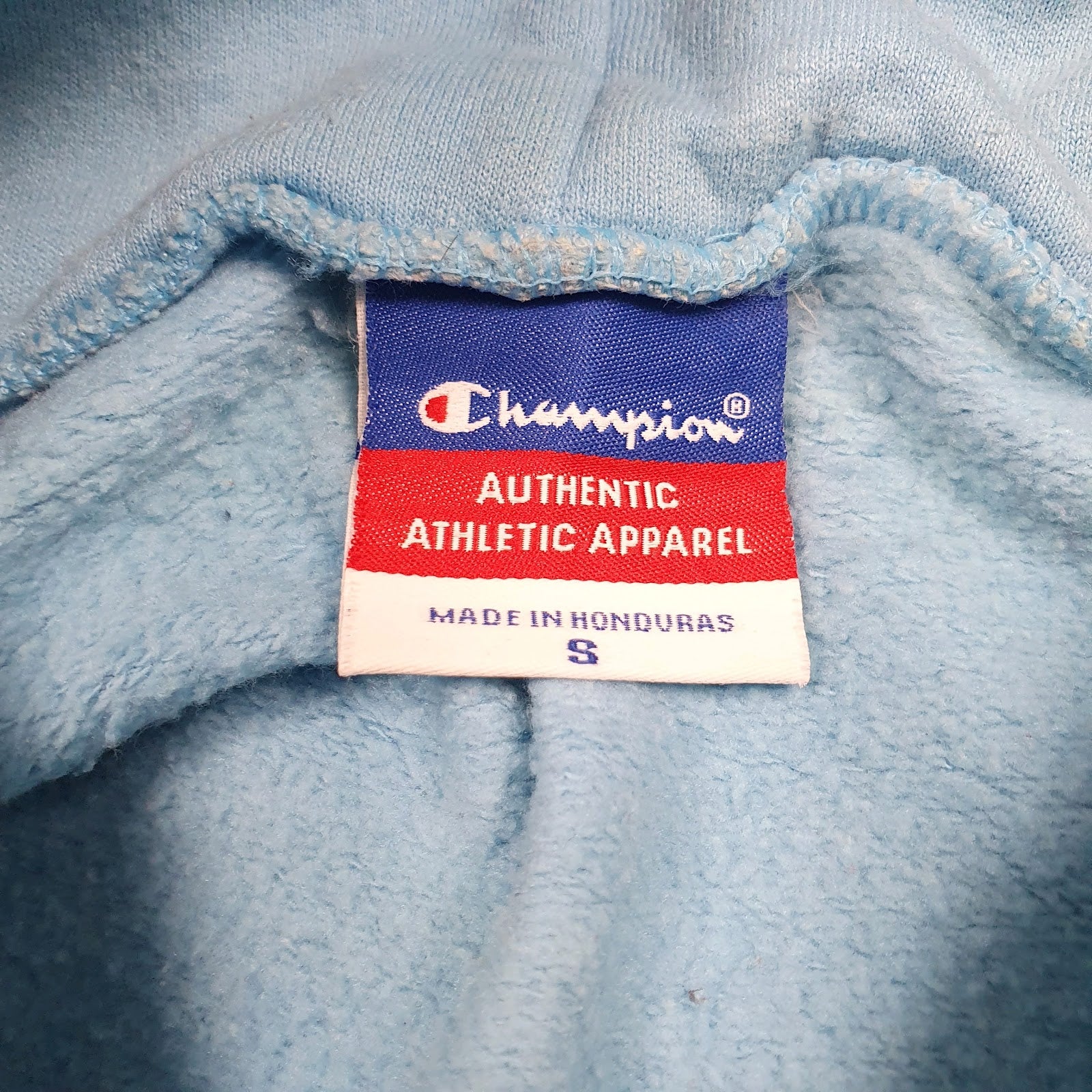Womens Blue Champion  Hoodie Jumper
