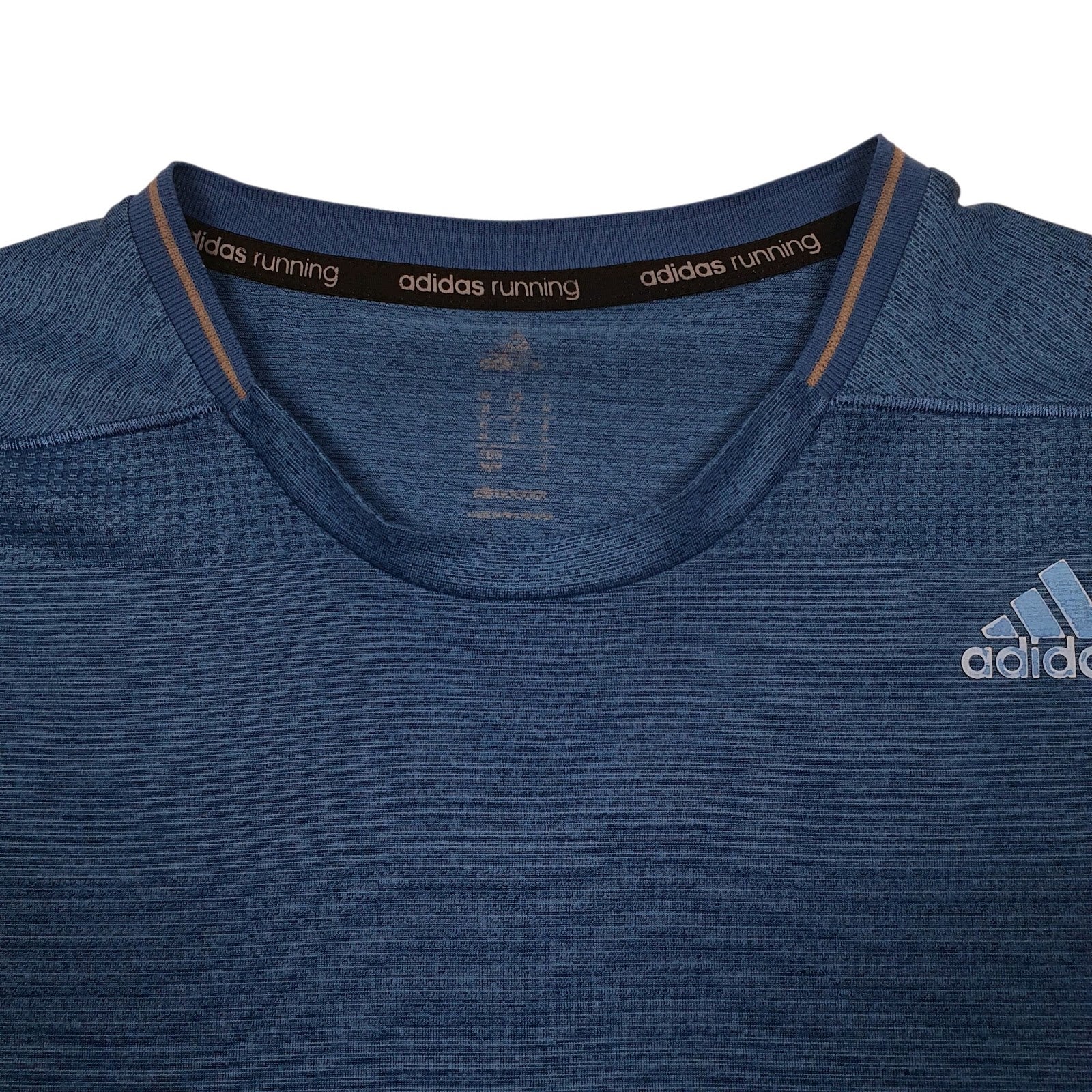Mens Blue Adidas Running  T Shirt