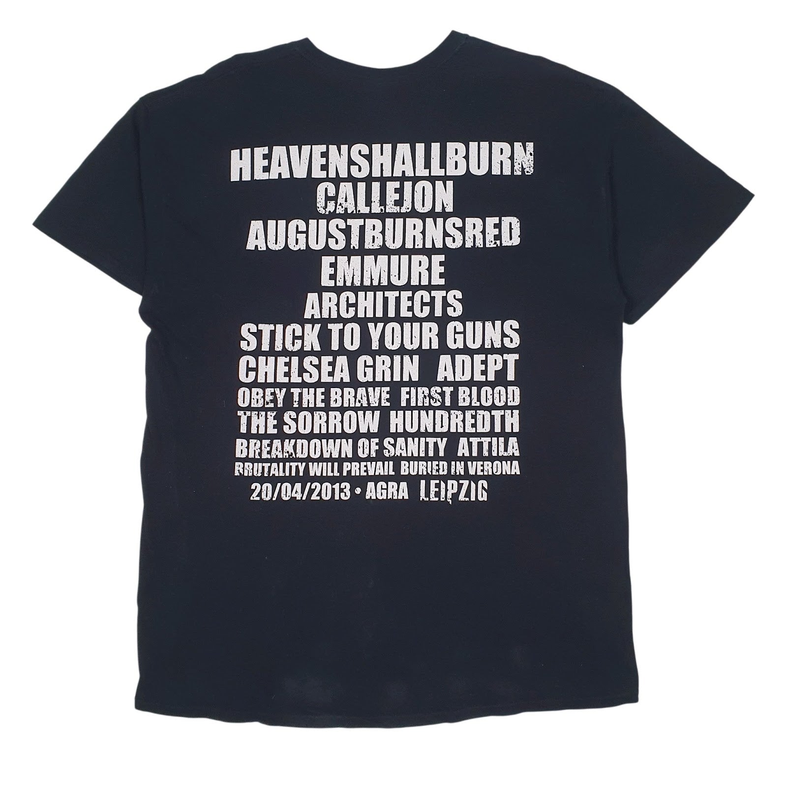 Mens Black Gildan Imprison Festival  T Shirt