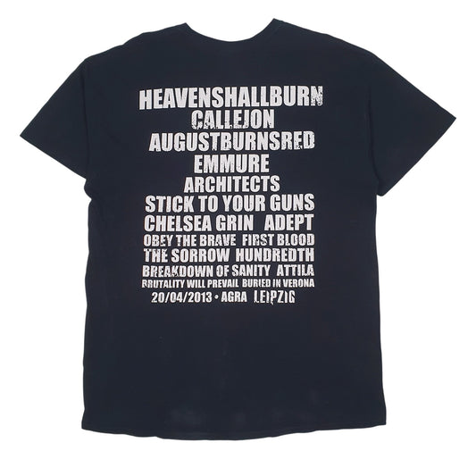 Mens Black Gildan Imprison Festival  T Shirt