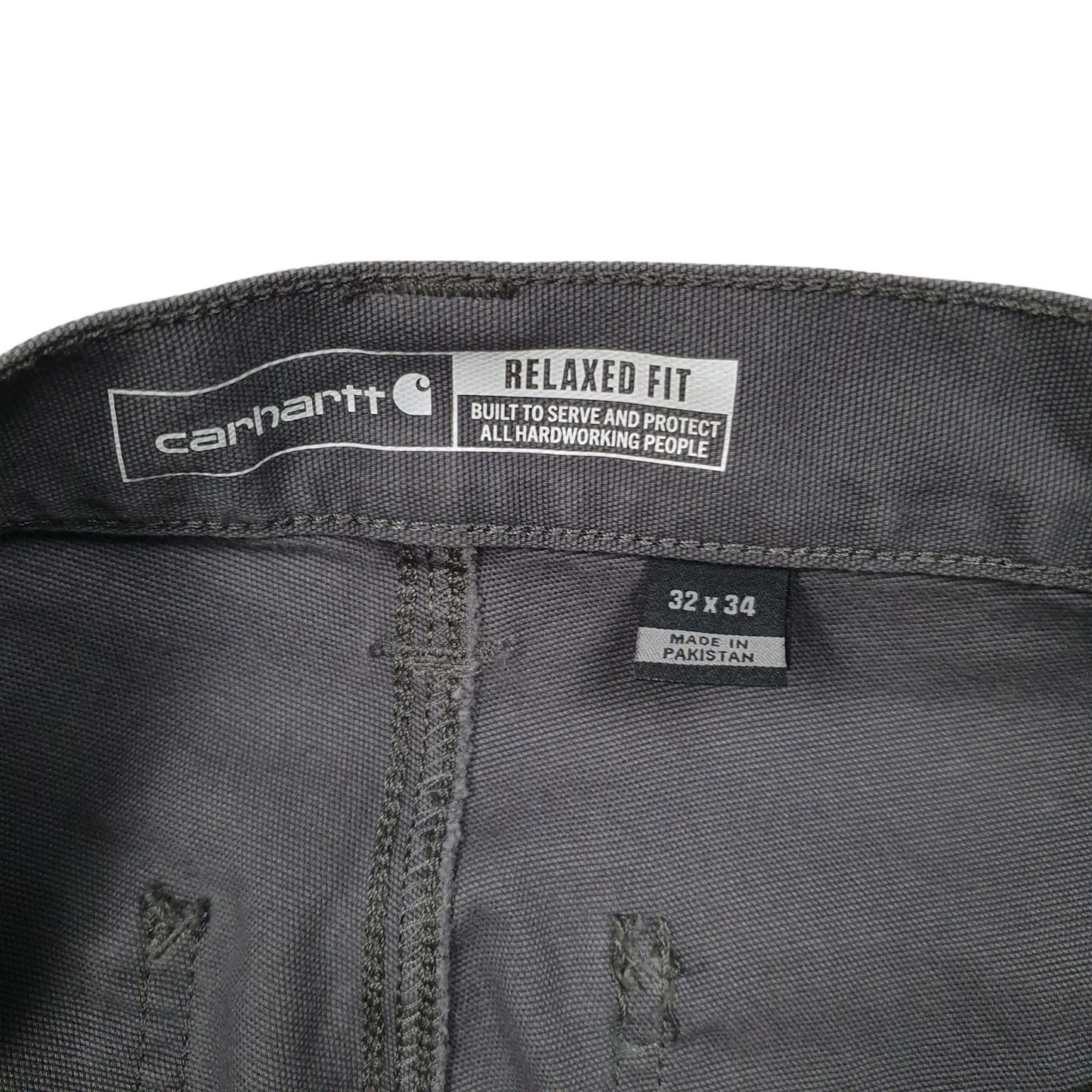Mens Grey Carhartt   Trousers