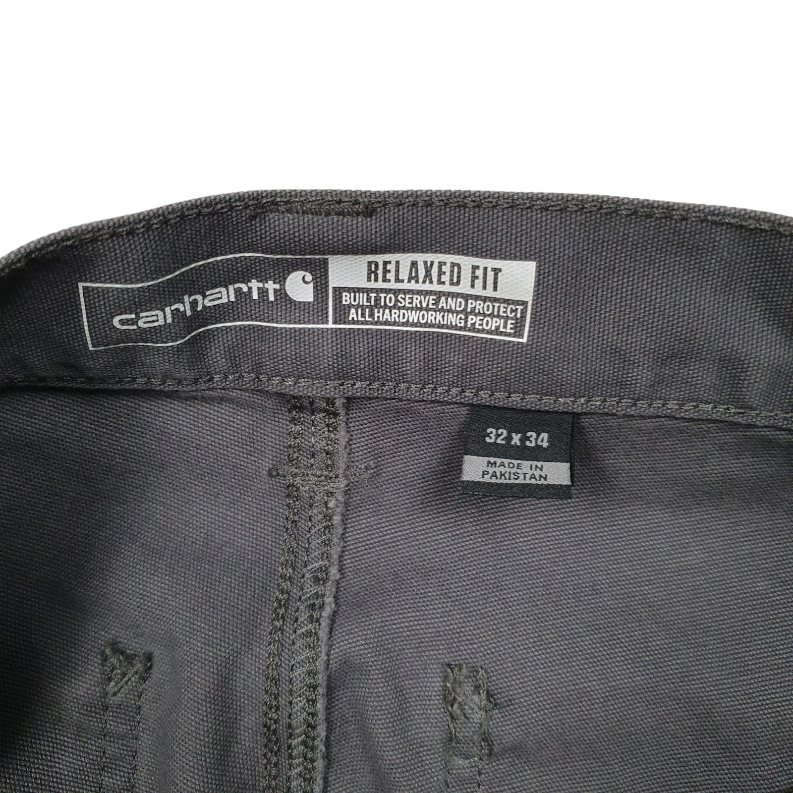Mens Grey Carhartt   Trousers