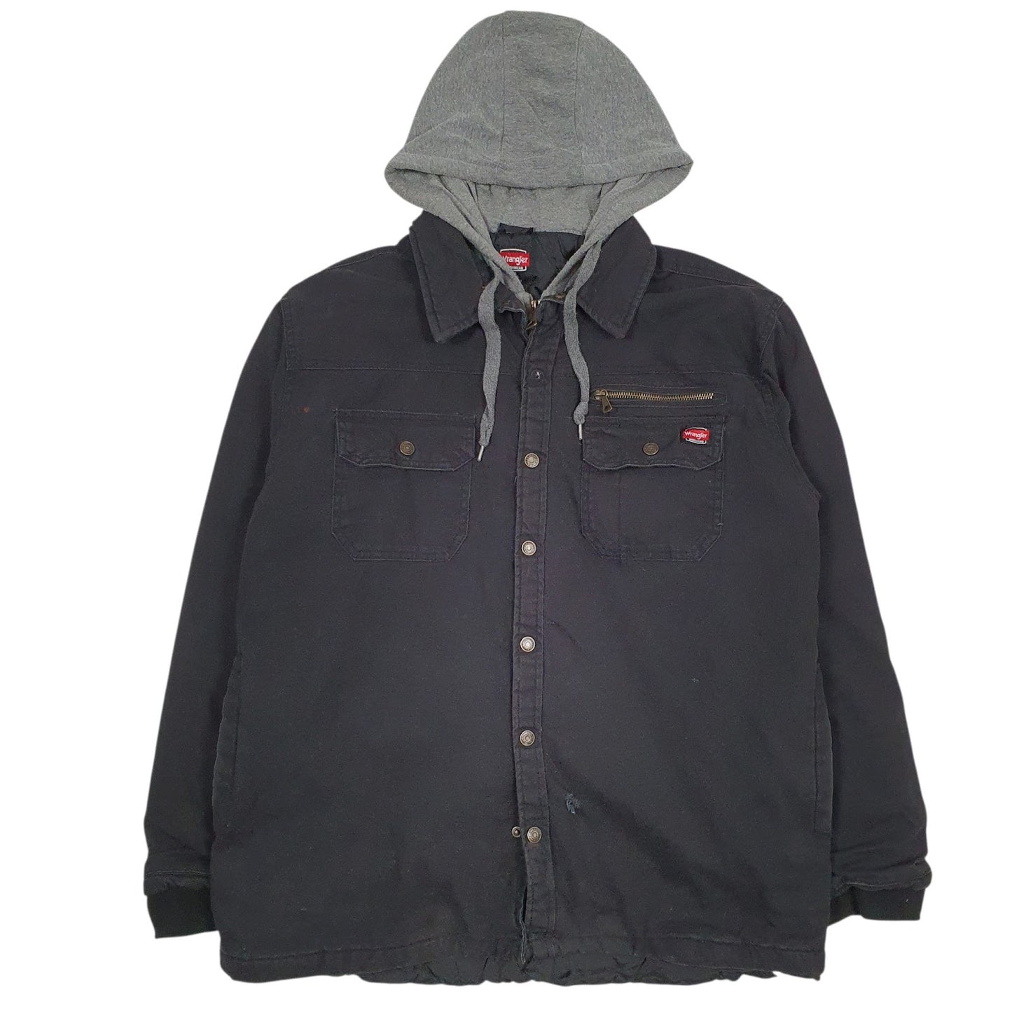 Mens Black Wrangler Padded  Coat